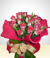 Flores : Argentina - 24 Roses Bouquet