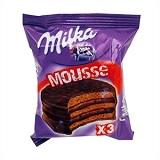 Alfajor Milka Tri Mousse Chocolate - 3 Unidades