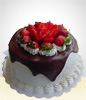 Strawberry and Chocolate Cake - 12 Servings
