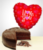 Sweet Heart Special: Cake and Baloon