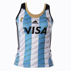 adidas Junior Girl's Las Leonas Argentina Hockey Away Jersey