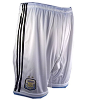 Short de juego Seleccin Argentina de Futbol 2014 (Blanco)