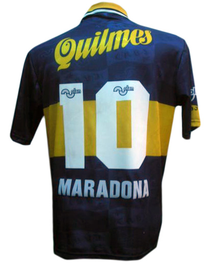 Camiseta de Maradona Boca Juniors 1995