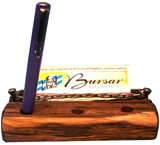 Wooden pen/card holder
