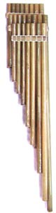 'Martinez'' Cromatic Zampoa   3 Rows of 9 - 10 - 11 Pipes