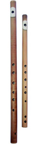 Bamboo Flutes with bone mouthpiece